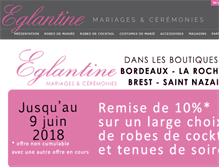 Tablet Screenshot of eglantine-mariages-ceremonies.com